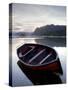 Rowing Boat at Low Tide, Dawn, Plokton, Near Kyle of Lochalsh, Highland-Lee Frost-Stretched Canvas