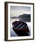 Rowing Boat at Low Tide, Dawn, Plokton, Near Kyle of Lochalsh, Highland-Lee Frost-Framed Photographic Print