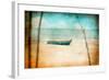 Rowing Boat on a Beach-Galyaivanova-Framed Photographic Print