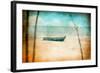 Rowing Boat on a Beach-Galyaivanova-Framed Photographic Print