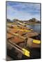 Rowing Boats at Hornsea Mere, East Riding of Yorkshire, Yorkshire, England, United Kingdom, Europe-Mark Sunderland-Mounted Photographic Print