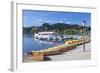 Rowing Boats at Titisee Lake, Titisee-Neustadt, Black Forest, Baden Wurttemberg, Germany, Europe-Markus Lange-Framed Photographic Print