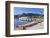 Rowing Boats at Titisee Lake, Titisee-Neustadt, Black Forest, Baden Wurttemberg, Germany, Europe-Markus Lange-Framed Photographic Print