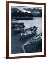 Rowing Boats, Derwent Water, Lake District, Cumbria, UK-Doug Pearson-Framed Photographic Print