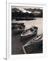 Rowing Boats, Derwent Water, Lake District, Cumbria, UK-Doug Pearson-Framed Photographic Print