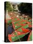 Rowing Boats for Hire on the River Nidd at Knaresborough, Yorkshire, England, United Kingdom-Rob Cousins-Stretched Canvas