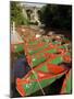 Rowing Boats for Hire on the River Nidd at Knaresborough, Yorkshire, England, United Kingdom-Rob Cousins-Mounted Photographic Print