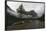 Rowing Boats, Lake, Mountains and Low Cloud, Lovatnet Lake, Norway, Scandinavia, Europe-Eleanor-Framed Photographic Print