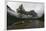 Rowing Boats, Lake, Mountains and Low Cloud, Lovatnet Lake, Norway, Scandinavia, Europe-Eleanor-Framed Photographic Print