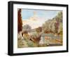 Rowing Boats on a River, 1931-Emile Galle-Framed Giclee Print