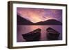 Rowing Boats on Crummock Water at Sunset-Markus Lange-Framed Photographic Print