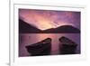 Rowing Boats on Crummock Water at Sunset-Markus Lange-Framed Photographic Print