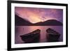 Rowing Boats on Crummock Water at Sunset-Markus Lange-Framed Photographic Print