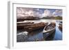 Rowing Boats on Derwent Water at Keswick, Lake District, Cumbria, England. Autumn-Adam Burton-Framed Photographic Print