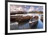 Rowing Boats on Derwent Water at Keswick, Lake District, Cumbria, England. Autumn-Adam Burton-Framed Photographic Print