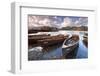 Rowing Boats on Derwent Water at Keswick, Lake District, Cumbria, England. Autumn-Adam Burton-Framed Photographic Print