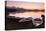 Rowing Boats on Hopfensee Lake at Sunset-Markus Lange-Stretched Canvas