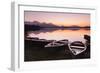 Rowing Boats on Hopfensee Lake at Sunset-Markus Lange-Framed Photographic Print