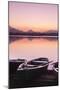 Rowing Boats on Hopfensee Lake at Sunset-Markus-Mounted Photographic Print