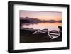 Rowing Boats on Hopfensee Lake at Sunset-Markus Lange-Framed Photographic Print