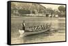 Rowing Crew at Practice-null-Framed Stretched Canvas