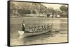 Rowing Crew at Practice-null-Framed Stretched Canvas