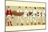 Rowing Crew Carrying Scull-null-Mounted Art Print