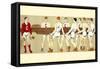 Rowing Crew Carrying Scull-null-Framed Stretched Canvas