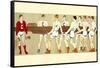 Rowing Crew Carrying Scull-null-Framed Stretched Canvas