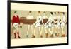 Rowing Crew Carrying Scull-null-Framed Art Print