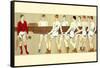 Rowing Crew Carrying Scull-null-Framed Stretched Canvas