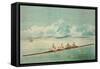 Rowing Crew-null-Framed Stretched Canvas