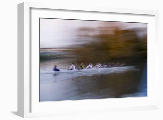 Rowing Eight-Charles Bowman-Framed Photographic Print