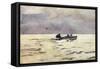 Rowing Home-Winslow Homer-Framed Stretched Canvas