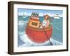 Rowing in Luxury-Peter Adderley-Framed Art Print