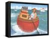 Rowing in Luxury-Peter Adderley-Framed Stretched Canvas