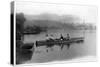 Rowing on a Lake, C1900-1919-null-Stretched Canvas