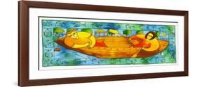 Rowing on the River, 1998-Julie Nicholls-Framed Giclee Print