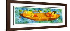 Rowing on the River, 1998-Julie Nicholls-Framed Giclee Print