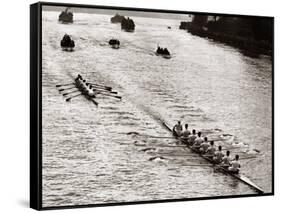 Rowing, Oxford V Cambridge Boat Race, 1928-null-Framed Stretched Canvas