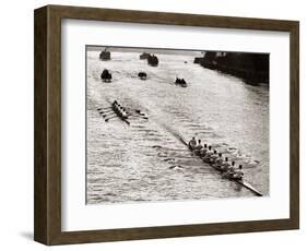 Rowing, Oxford V Cambridge Boat Race, 1928-null-Framed Photographic Print