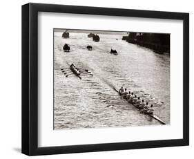 Rowing, Oxford V Cambridge Boat Race, 1928-null-Framed Photographic Print