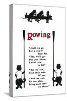 Rowing Poem About Cats-null-Stretched Canvas