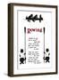 Rowing Poem About Cats-null-Framed Art Print