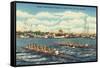 Rowing Regatta, Palm Beach, Florida-null-Framed Stretched Canvas