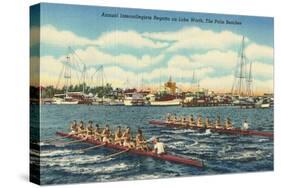 Rowing Regatta, Palm Beach, Florida-null-Stretched Canvas