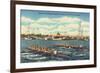 Rowing Regatta, Palm Beach, Florida-null-Framed Premium Giclee Print