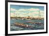 Rowing Regatta, Palm Beach, Florida-null-Framed Premium Giclee Print