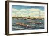 Rowing Regatta, Palm Beach, Florida-null-Framed Art Print