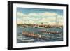 Rowing Regatta, Palm Beach, Florida-null-Framed Art Print